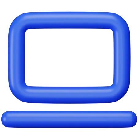 Laptop  3D Icon