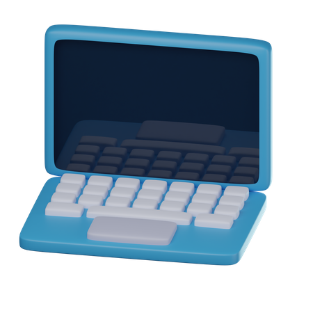 Laptop diariamente  3D Icon