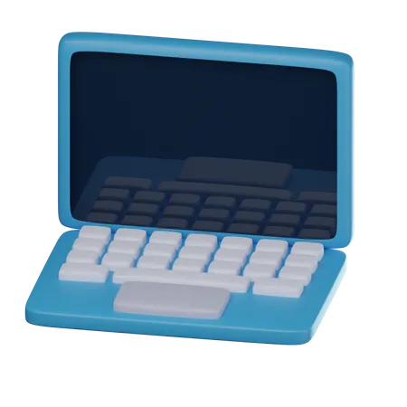 Laptop diariamente  3D Icon