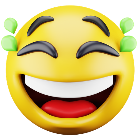 Laughing Emoji  3D Icon