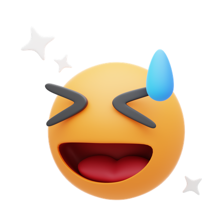 Laughing Emoji  3D Icon