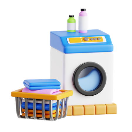 Laundry  3D Icon