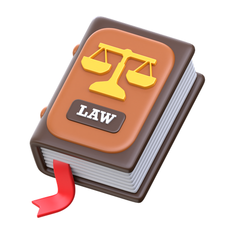 Law Book  3D Icon