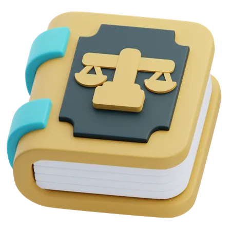 Law Book  3D Icon