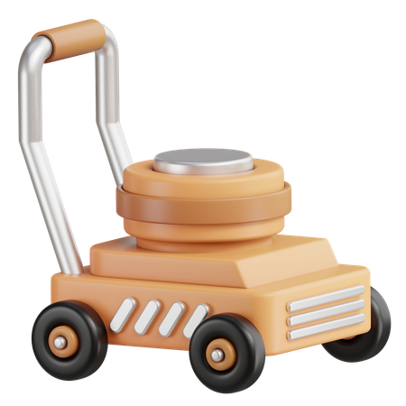 Lawn Mower  3D Icon