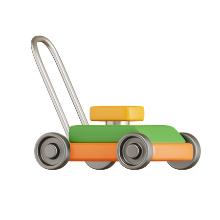 Lawn Mower  3D Icon