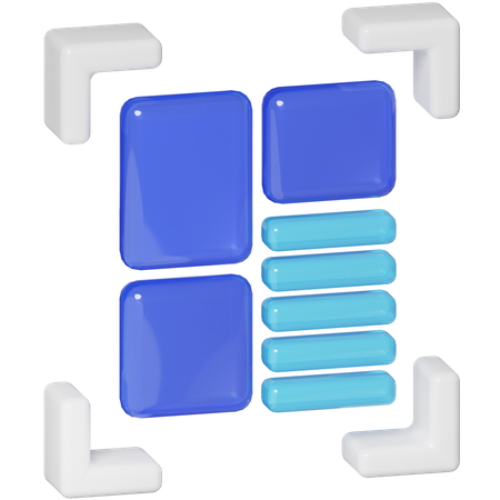 Layout  3D Icon