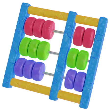 Learning Abacus  3D Icon