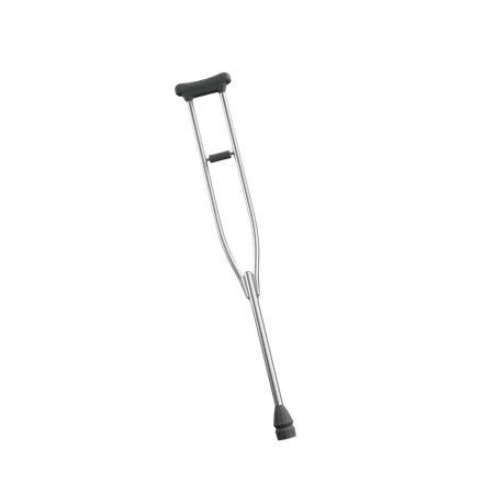 Leg Crutches  3D Illustration