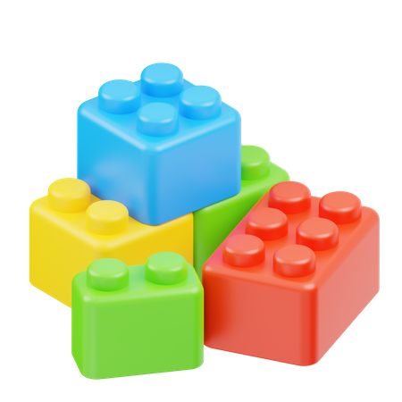 Lego Toy  3D Icon