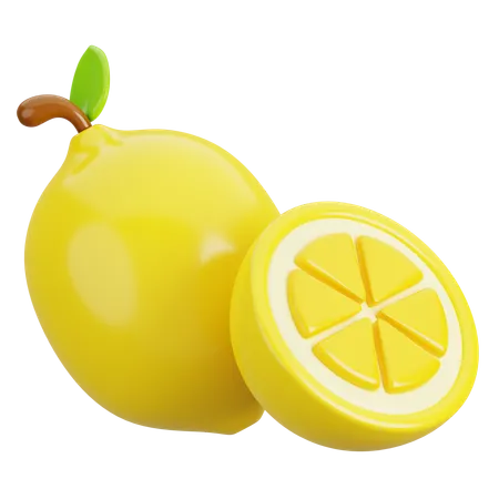 Lemon  3D Icon