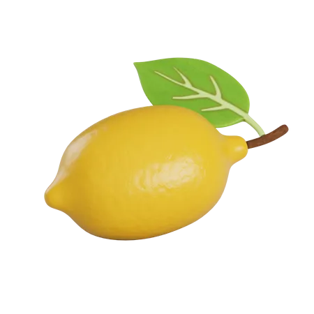 Lemon  3D Illustration