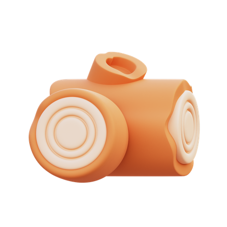 Leña  3D Icon