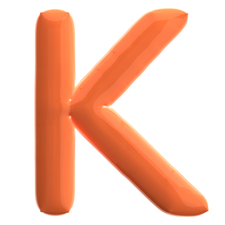 Letra k  3D Icon