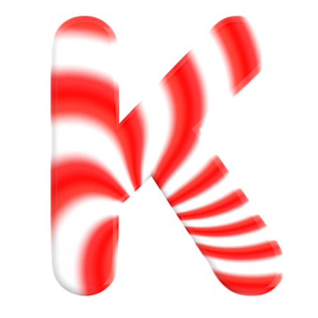 Letra k  3D Icon