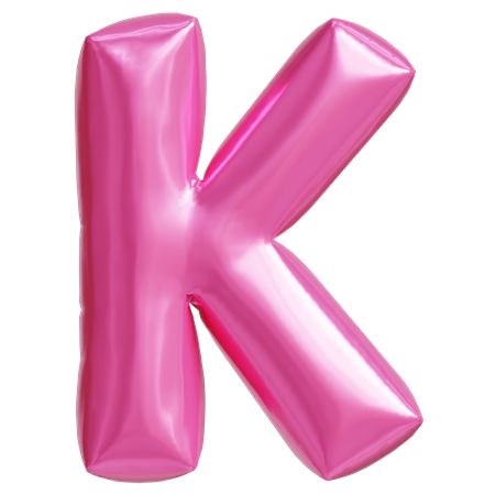 Letra k  3D Icon