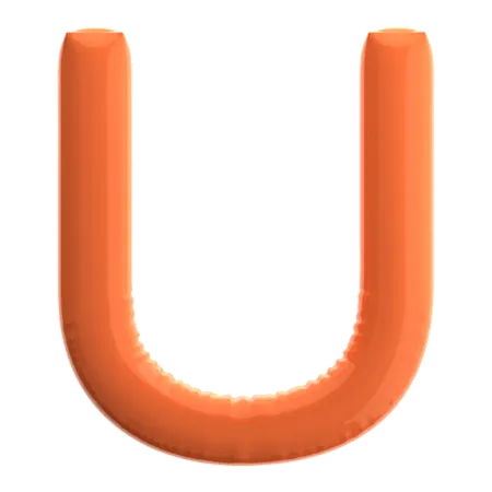 Letter U  3D Icon