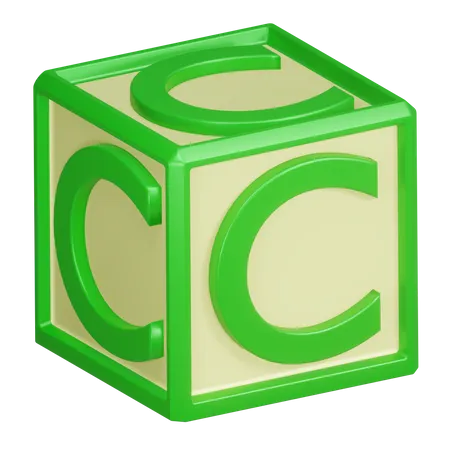 Lettre de l'alphabet c  3D Icon