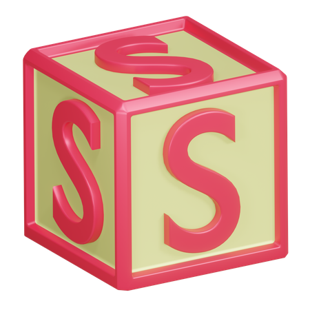 Lettre de l'alphabet s  3D Icon