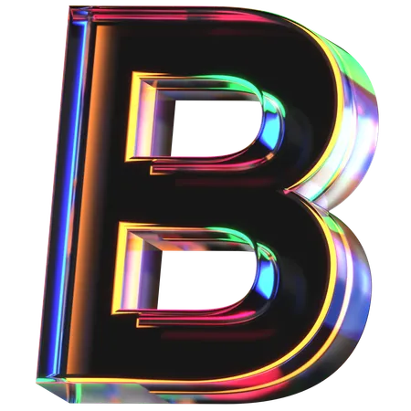 Lettre b  3D Icon