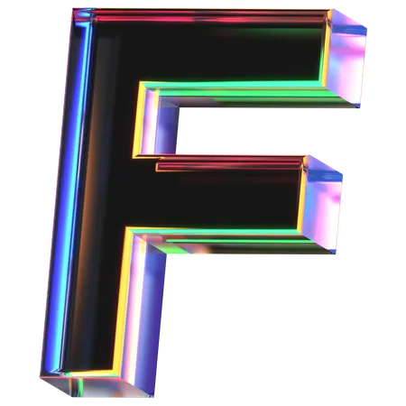 Lettre f  3D Icon