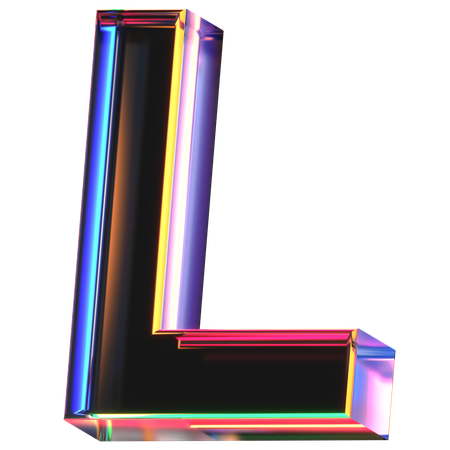 Lettre l  3D Icon