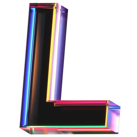 Lettre l  3D Icon