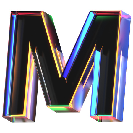 Lettre m  3D Icon