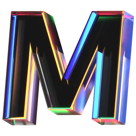 Lettre m  3D Icon