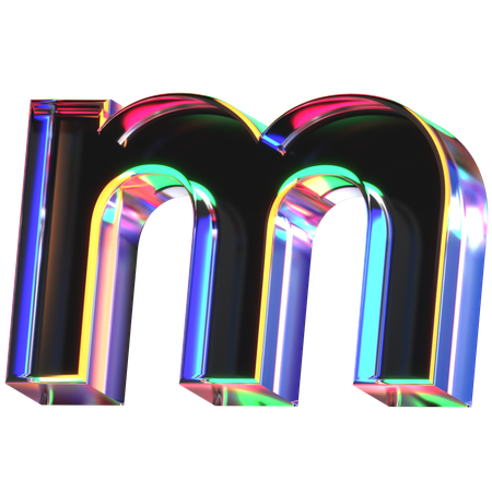 Lettre m  3D Icon