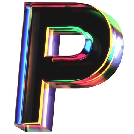 Lettre p  3D Icon