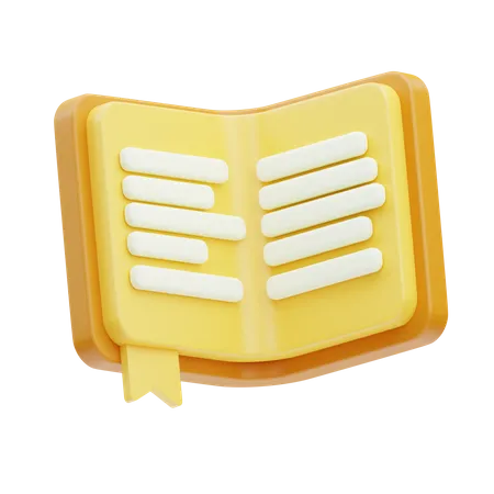 Libro  3D Icon