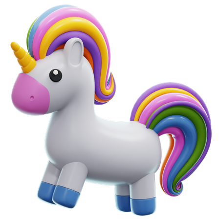 Licorne  3D Icon