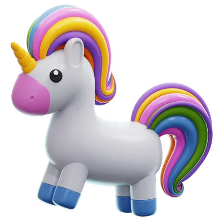 Licorne  3D Icon