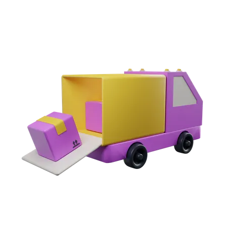 Lieferwagen  3D Illustration