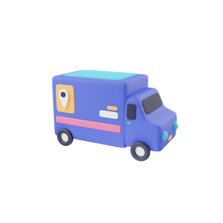 Lieferwagen  3D Icon