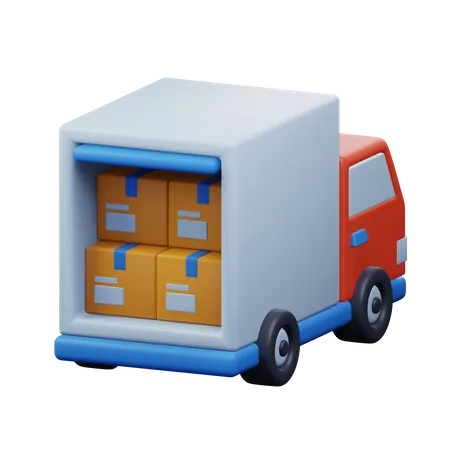 Lieferwagen  3D Icon