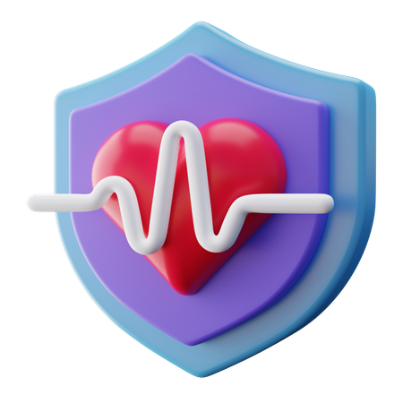 Life Insurance Shield  3D Icon