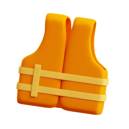 Life Jacket  3D Illustration