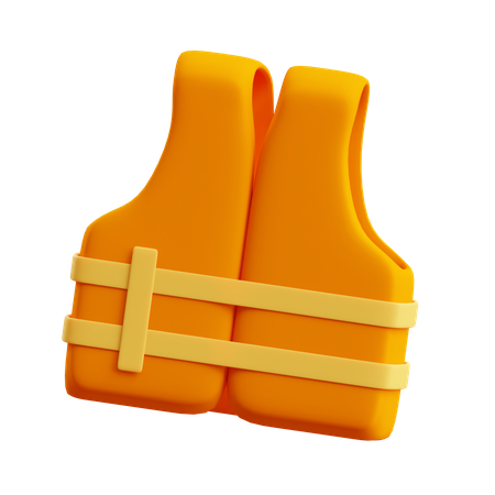 Life Jacket  3D Illustration