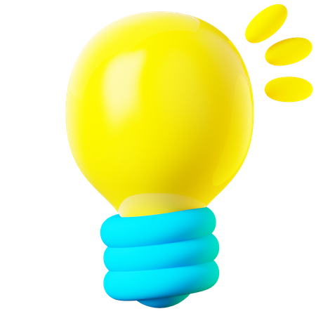 Light Bulb  3D Icon