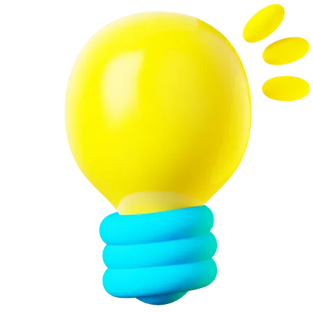 Light Bulb  3D Icon