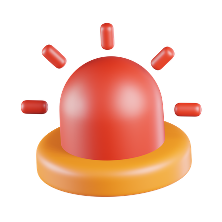 Light Emergency Alert  3D Icon