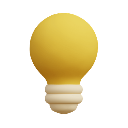 Lightbulb  3D Illustration