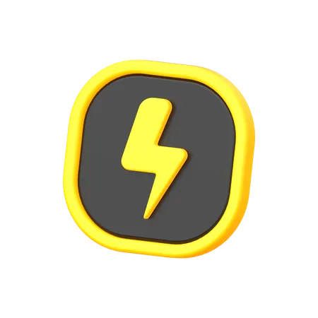 Lightning  3D Icon