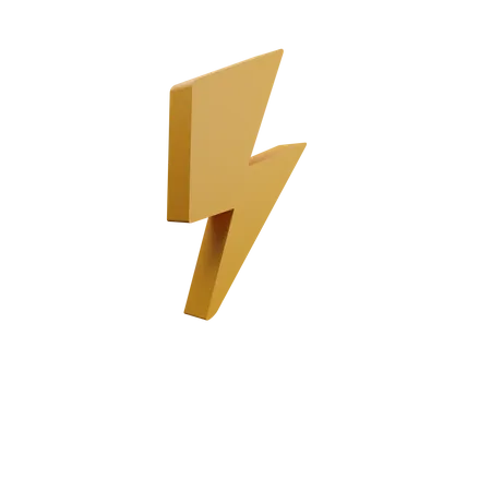 Lightning  3D Icon