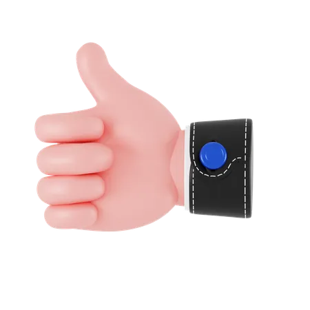 Like Hand Gesture  3D Icon