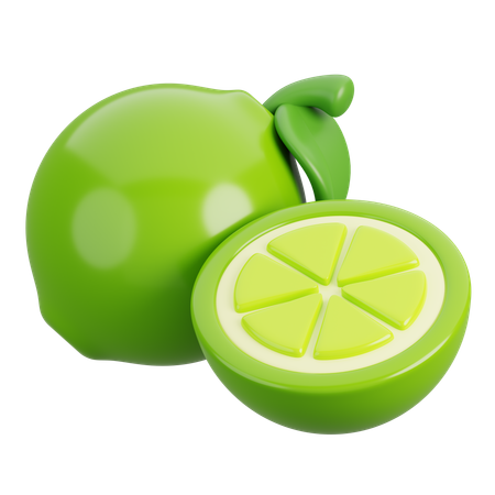 Lime  3D Icon