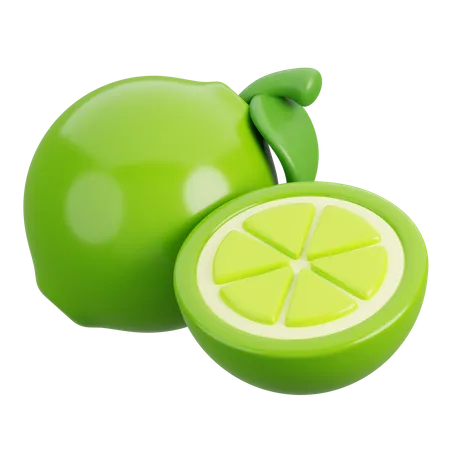 Lime  3D Icon