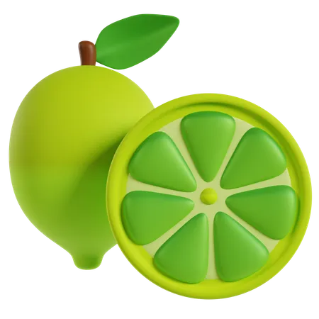 Lime  3D Icon